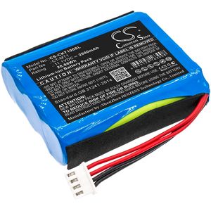 Clarke-Tech tutkimuslaitteen CT Triple yhteensopiva akku 2600mAh