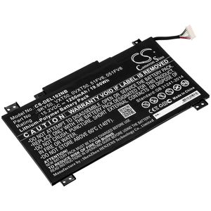 DELL kannettavan tietokoneen Latitude 10 STE2 yhteensopiva akku 1250mAh