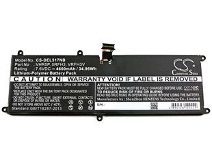 DELL Latitude 11 5175 akku 4600mAh