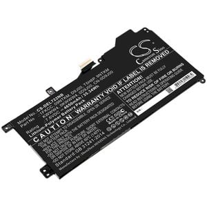 DELL kannettavan tietokoneen Latitude 12 7200 / Latitude 7200 2-in-1 yhteensopiva akku 4650mAh