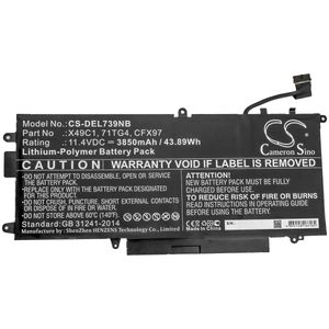 DELL Latitude 5289 2-in-1 / 7390 2-in-1 akku 3850mAh