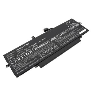 DELL kannettavan tietokoneen Latitude 9330 / Latitude 9330 2-in-1 yhteensopiva akku 4100mAh