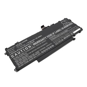 DELL kannettavan tietokoneen Latitude 9440 2-in-1 / Latitude 9450 2-in-1 yhteensopiva akku 5150mAh