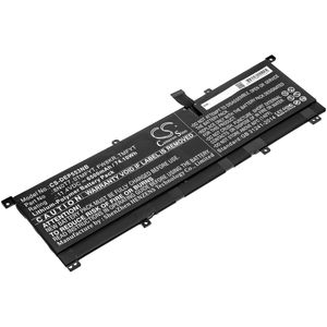 DELL kannettavan tietokoneen Precision 5530 2-in-1 / XPS 15 2-in-1 yhteensopiva akku 6500mAh