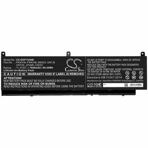 DELL Precision 7550 akku 7850mAh