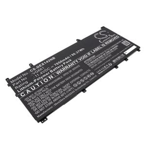 DELL kannettavan tietokoneen Alienware X14 R1 / Alienware X14 R2 yhteensopiva akku 7050mAh