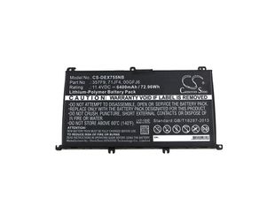 DELL Inspiron 15 akku 6400 mAh