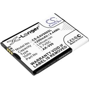 Emporia älypuhelinten Select / V99 yhteensopiva akku 1200mAh