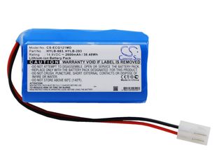 Biocare ECG-1200, ECG-1201, ECG-1210 akku 2600mAh