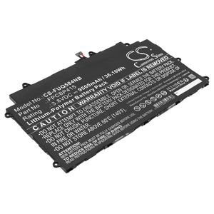 Fujitsu kannettavan tietokoneen Stylistic Q584 yhteensopiva akku 9500mAh