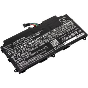 Fujitsu kannettavan tietokoneen Stylistic Q736 / Stylistic Q737 yhteensopiva akku 4200mAh