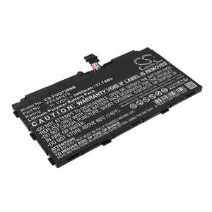 Fujitsu kannettavan tietokoneen Stylistic Q665 / Stylistic Q739 yhteensopiva akku 3400mAh