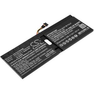 Fujitsu Lifebook U904, LifeBook U904-0M75A1DE, U9040M75A1DE akku 3050mAh