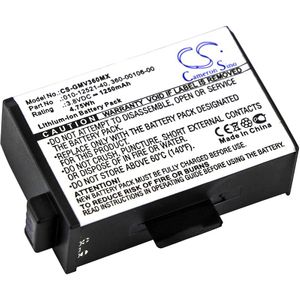 Garmin Virb 360 akku 1250mAh