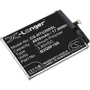 HTC älypuhelinten F233 / U20 5G yhteensopiva akku 4650mAh