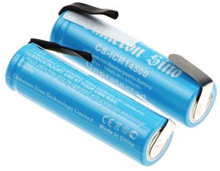 Cameron Sino 14500 Li-ion Akku juotoskorvakkeilla 2kpl 700mAh