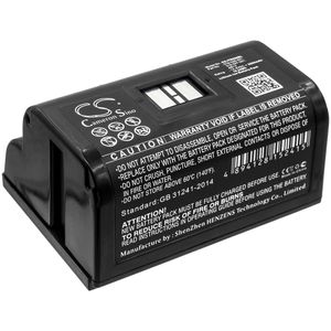 Intermec kannettavien tulostimen PB50 / PB51 yhteensopiva akku 2600mAh