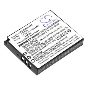 KODAK kameroiden WPZ2 yhteensopiva akku 700mAh