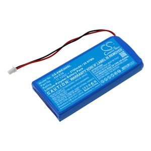 Kanomax tutkimuslaitteen KM R36 Gasmaster yhteensopiva akku 2700mAh