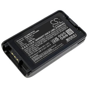 KENWOOD radiopuhelimen NX-220 / NX-320 yhteensopiva akku 3300mAh