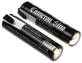 Cameron Sino NiMh akku 1.2V 3500mah juotoskorvakkeilla 2kpl