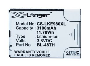 LG E940, E977, E980 akku 3100 mAh