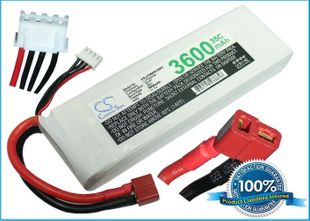 Li-Po akku, 3600mAh, 11,1V, 35C