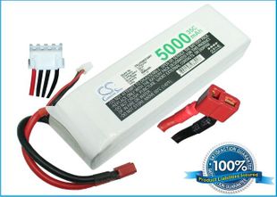 Li-Po akku, 5000mAh, 11,1V, 35C