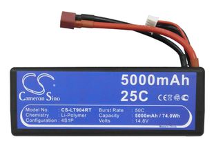 Li-Po Akku, 5000 mAh 14,8V 25C