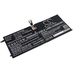 Lenovo kannettavan tietokoneen ThinkPad X1 Carbon / ThinkPad X1 Carbon 3444 yhteensopiva akku 3100mAh