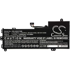 Lenovo IdeaPad U41-70 / U31-70 / U31 / IdeaPad 510S-13ISK akku  4550mAh