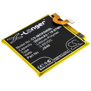 Motorola älypuhelinten Moto X5 yhteensopiva akku 2850mAh