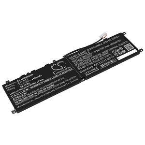 MSI kannettavan tietokoneen GP66 / GP76 yhteensopiva akku 4100mAh
