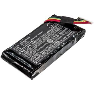 MSI kannettavan tietokoneen WT75 8SM-028CA / GT75 8RF yhteensopiva akku 5100mAh