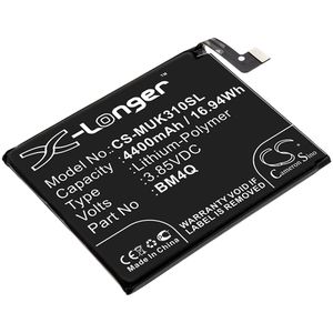 Pocophone älypuhelinten Poco F2 Pro 5G yhteensopiva akku 4400mAh