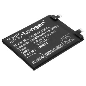 Redmi puhelimen K50 Ultra / 12T yhteensopiva akku 4800mAh