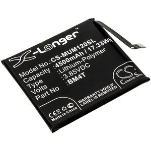 Xiaomi älypuhelinten 10X Pro 5G / M2004J7BC yhteensopiva akku 4500mAh