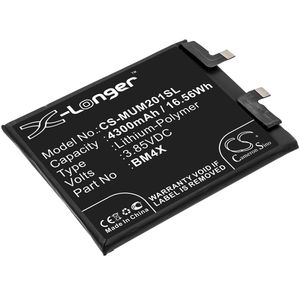 Xiaomi älypuhelinten M2011K2C / M2011K2G yhteensopiva akku 4300mAh