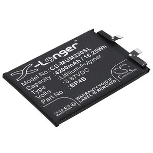 Xiaomi puhelimen Mi 12 Lite 5G / 2203129I yhteensopiva akku 4200mAh