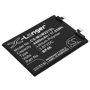 Xiaomi puhelimen Note 12 Pro / 22101320C yhteensopiva akku 4400mAh
