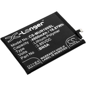 Poco älypuhelinten M2103K19G / M2103K19PG yhteensopiva akku 4900mAh