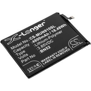 Pocophone älypuhelinten M2003J6CI / Poco M2 Pro versio 2 yhteensopiva akku 4800mAh