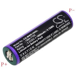 Moser leikkuukoneen Ermila 1884 / Ermila 1885 yhteensopiva akku 1800mAh