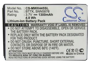 Cameron Sino tarvikeakku Motorola WX445 akku 1300 mAh