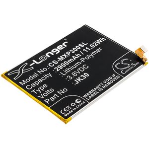 Motorola älypuhelinten Moto P30 yhteensopiva akku 2900mAh