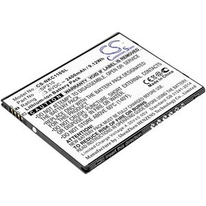 Nokia älypuhelinten C1 Plus yhteensopiva akku 2400mAh