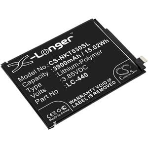 Nokia älypuhelinten Nokia 5.3 / TA-1234 yhteensopiva akku 3900mAh