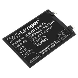 Oneplus puhelimen ACE Pro / Ace Pro 5G yhteensopiva akku 2350mAh