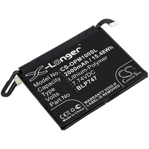 OPPO älypuhelinten PCLM10 / Reno ACE yhteensopiva akku 2000mAh