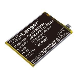 OPPO älypuhelinten CPH2343 / Reno7 Z 5G yhteensopiva akku 4400mAh